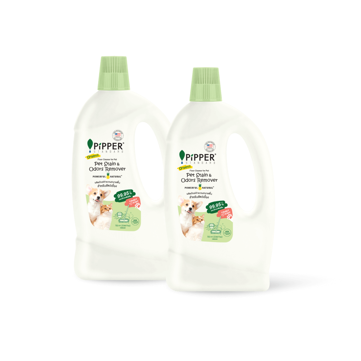 ผลิตภัณฑ์ทำความสะอาดพื้นสำหรับสัตว์เลี้ยง กลิ่นเลิฟลี่ (Lovely Scent) 700 มล.  แพ็คคู่